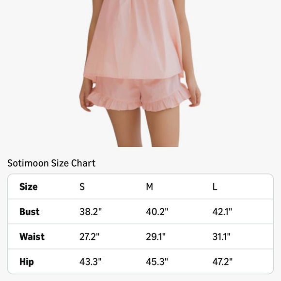 Pink Ruffle Tank Top and Shorts Set - Picture 2 of 5